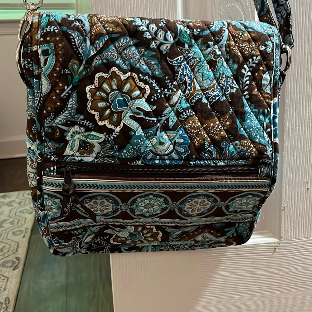 Vera Bradley Java Blue Messenger Bag
